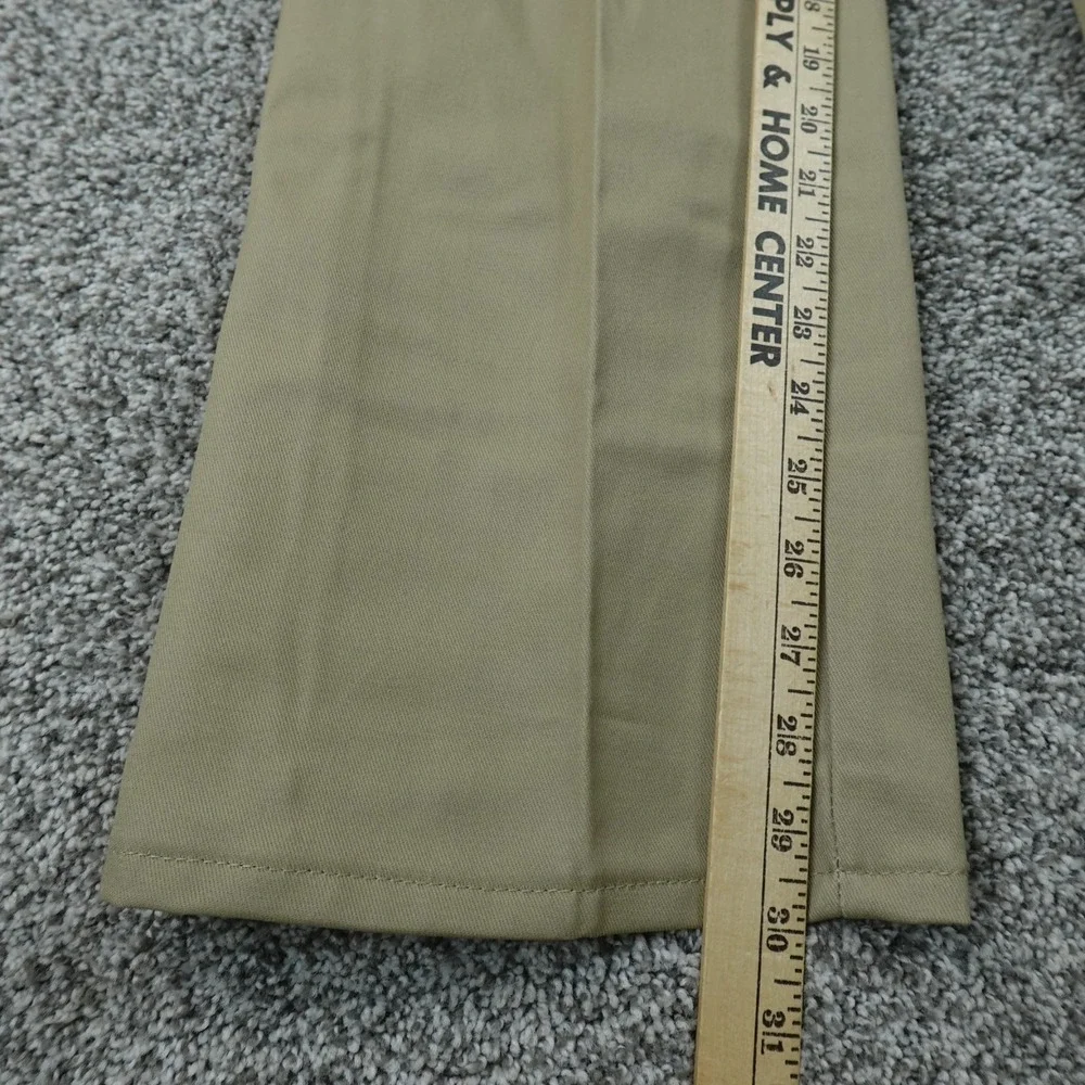NEW Dickies Pants Mens 30X30 Brown Beige Khaki Tan 874 Chino Trouser Flat Front